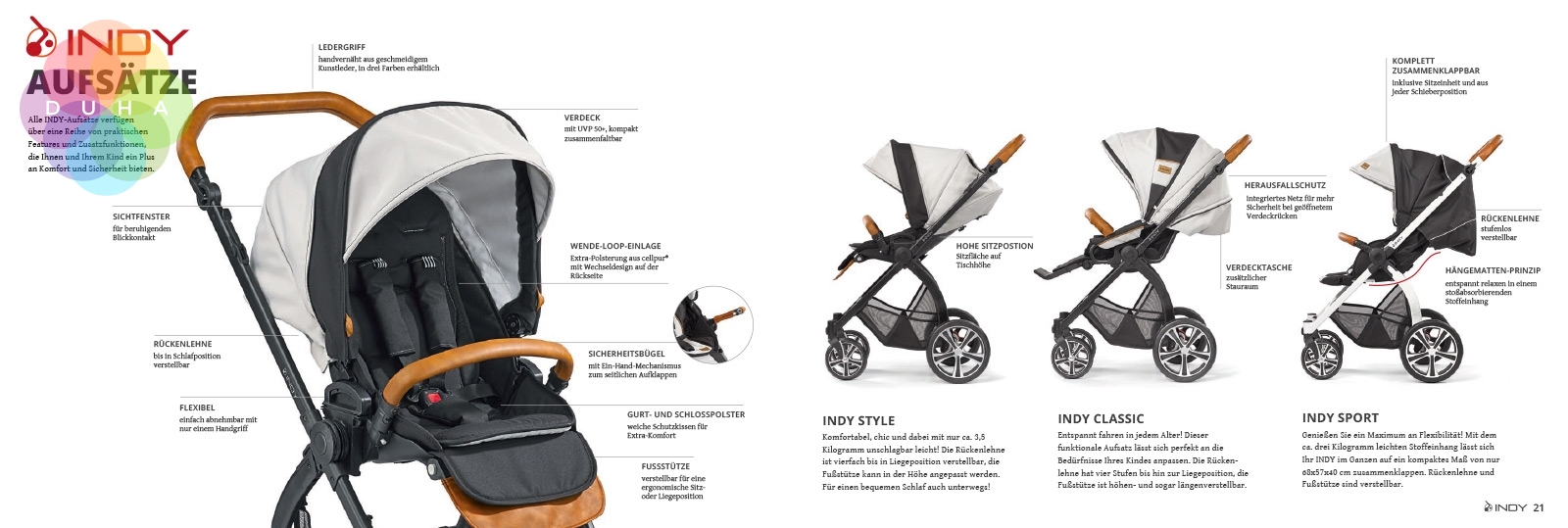 Katalog kolekce design INDY