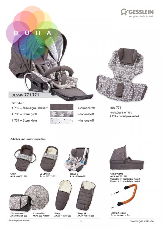 Katalog produktů GESSLEIN 2017