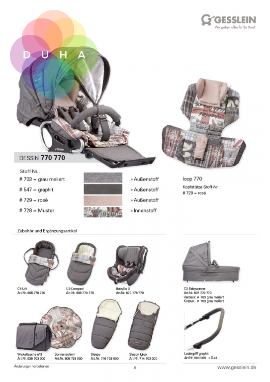 Katalog produktů GESSLEIN 2017