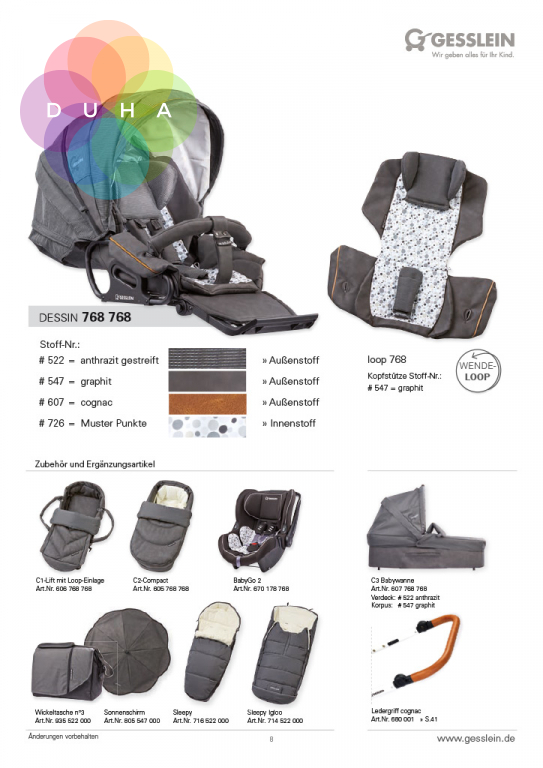 Katalog produktů GESSLEIN 2017