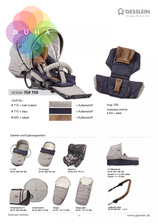 Katalog produktů GESSLEIN 2017