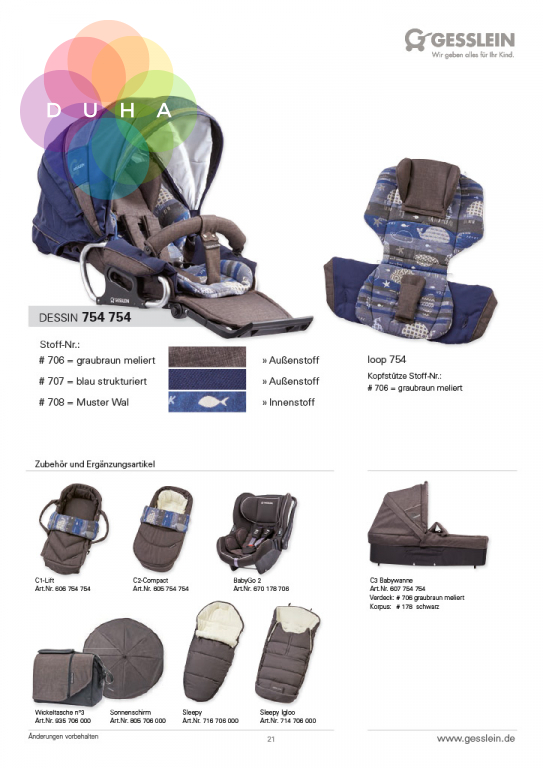 Katalog produktů GESSLEIN 2017