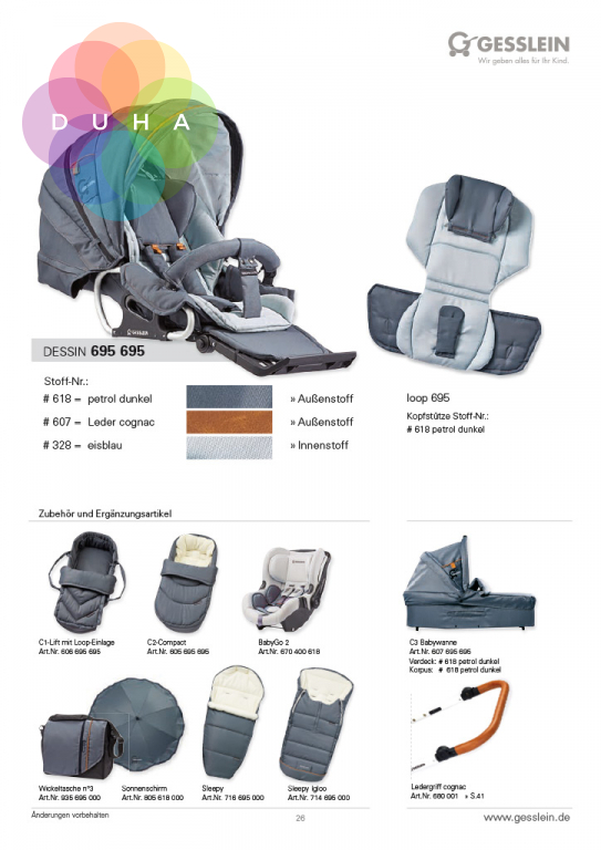 Katalog produktů GESSLEIN 2017