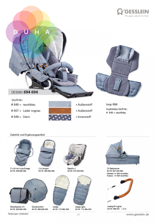Katalog produktů GESSLEIN 2017