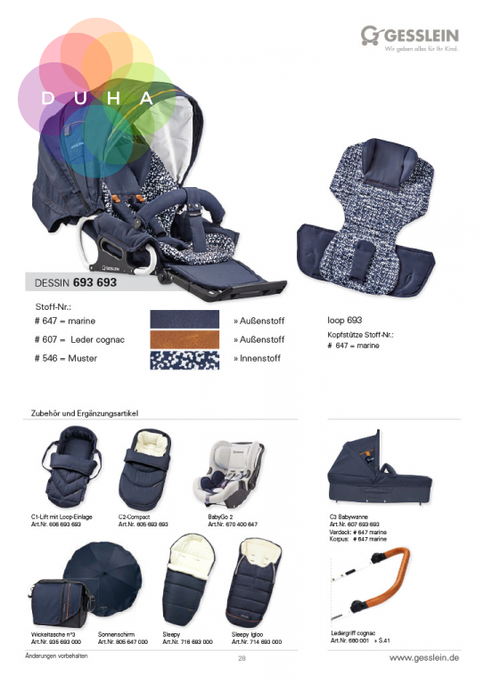 Katalog produktů GESSLEIN 2017