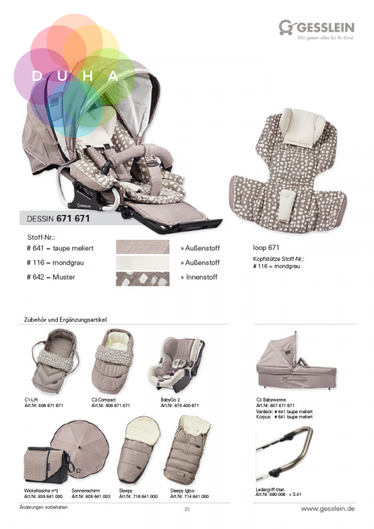 Katalog produktů GESSLEIN 2017
