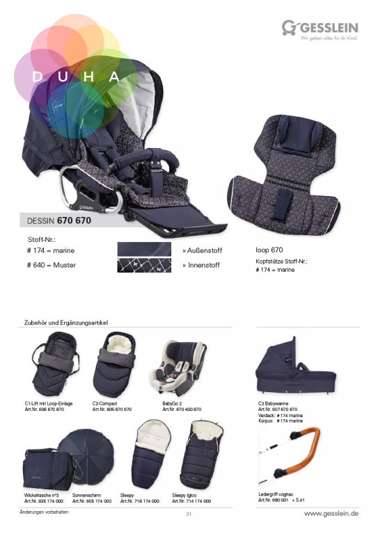 Katalog produktů GESSLEIN 2017