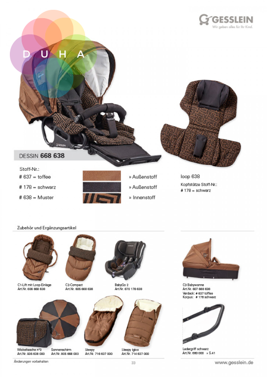 Katalog produktů GESSLEIN 2017