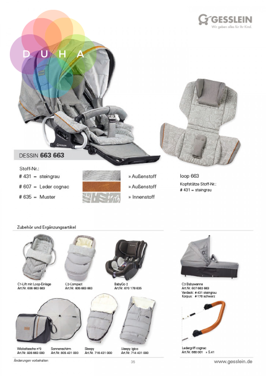 Katalog produktů GESSLEIN 2017