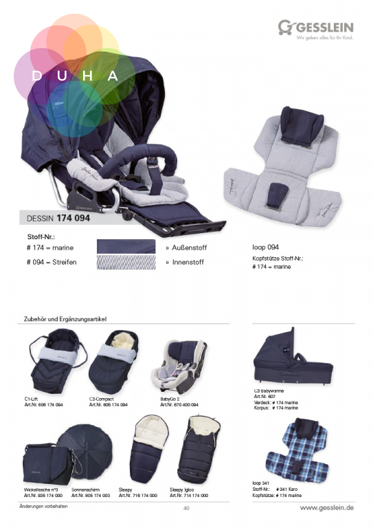 Katalog produktů GESSLEIN 2017
