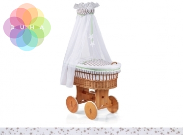 Sady luxusního povlečení do dětské postýlky - košík Starlight